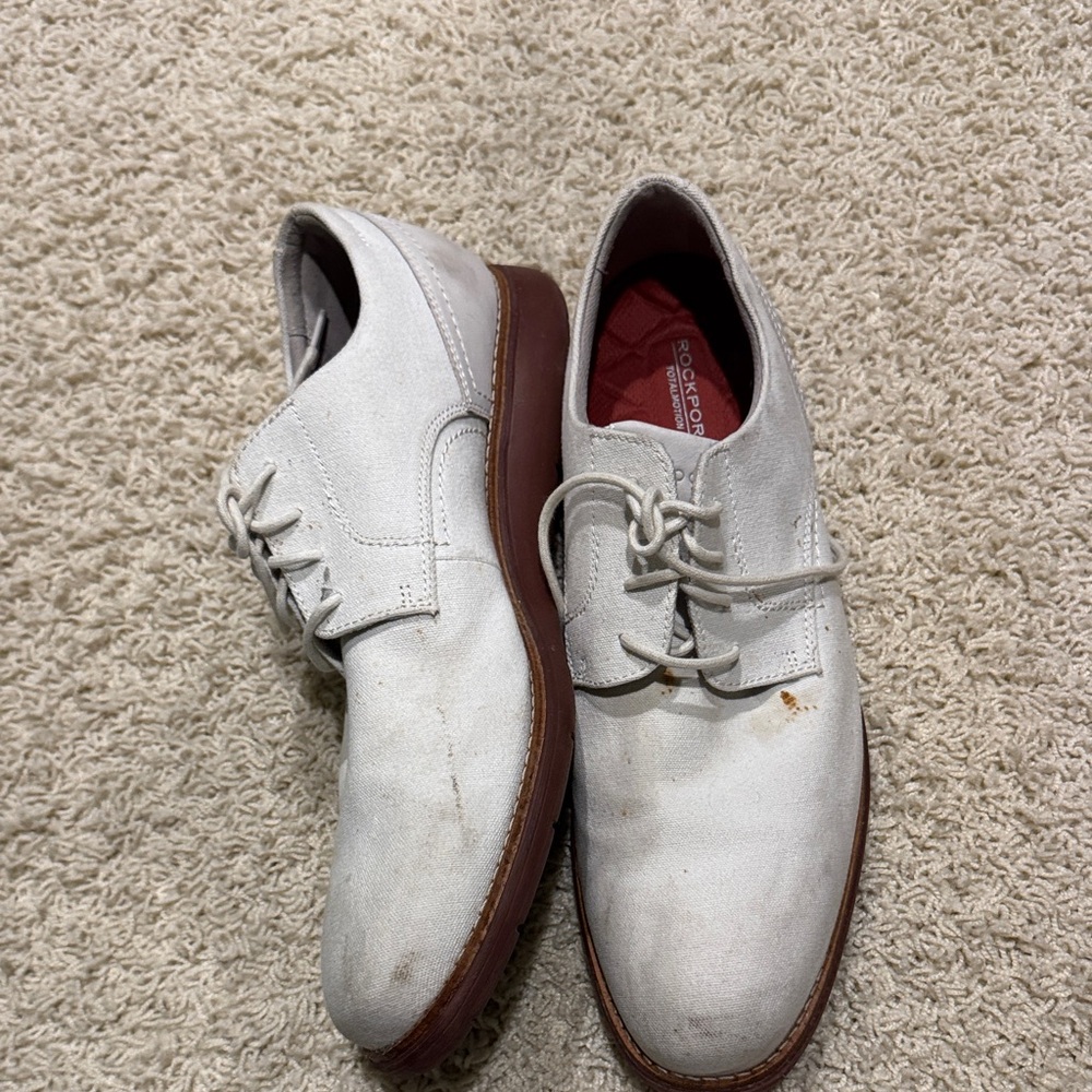 Cole Haan Men's Cream Oxford Shoes